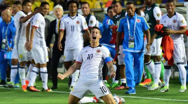 Real Madrid’s James Rodriguez fires Colombia to Copa America quarters