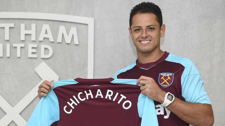 west ham chicharito jersey