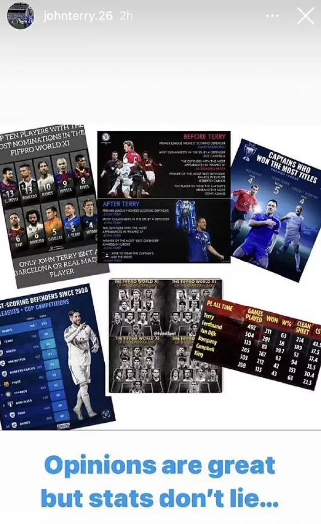 Ferdinand And Terry Clash On Twitter