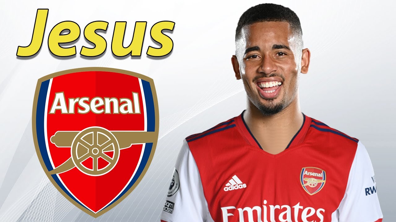 gabriel jesus in arsenal jersey